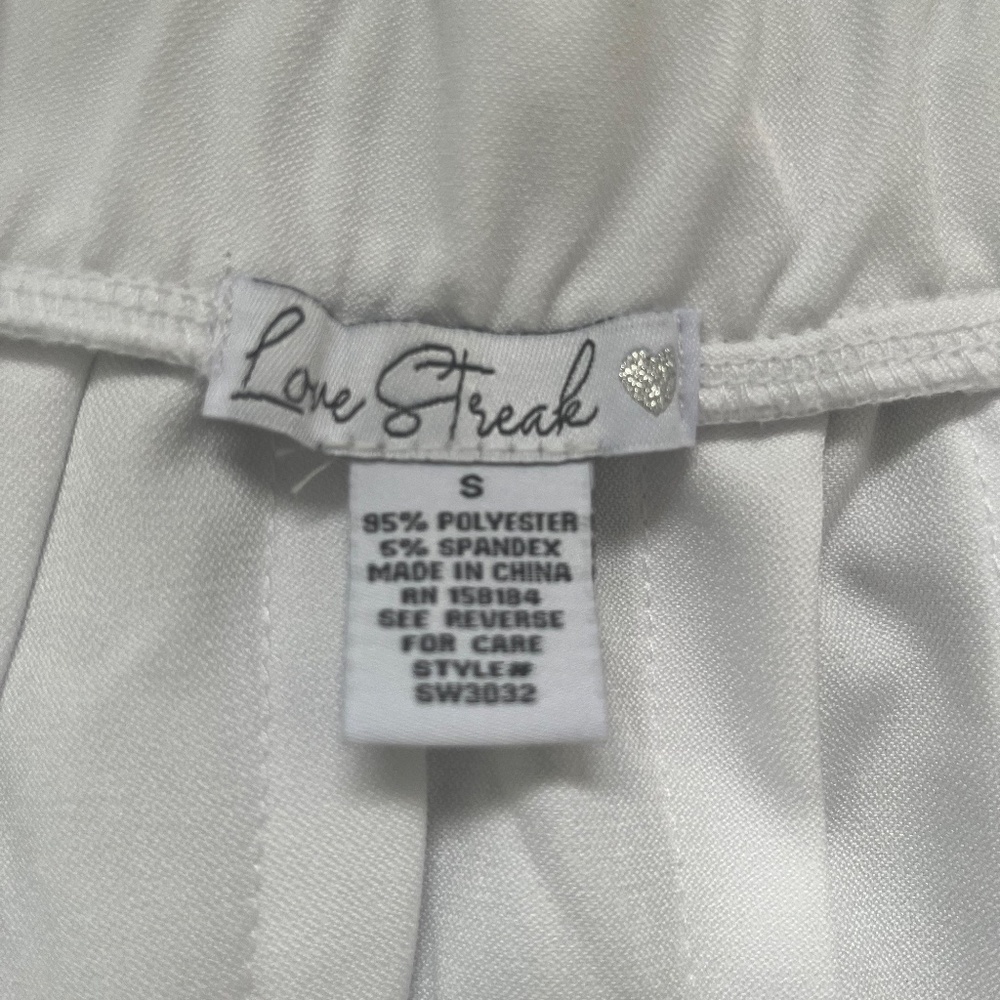Short White Pleated Skirt S - Picture 5 of 6